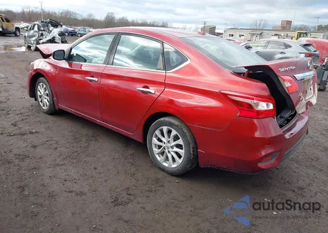 2018 Nissan Sentra Sv z USA, uszkodzony, nr VIN 3N1AB7AP3JY290408